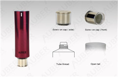 D30mm Empty High Glossy Tube with Metalized Screw on Cap