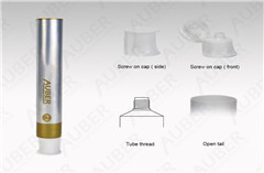 D35mm Aluminum Plastic Laminated Tube for Toothpaste with Flip Top Cap