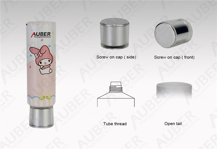 D30mm Plastic Laminated Squeeze Tube Packaging Suppliers with Acrylic Screw on Cap