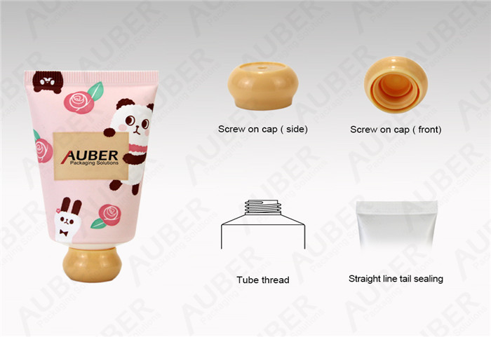 D35mm Lovely Plastic Hand Cream Tube With Screw On Cap