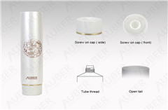 D40mm Pearl Recyclable Cosmetic Packaging With Screw On Cap