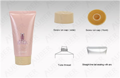 D40mm Sakura Hand Cream Tube Packaging With Screw On Cap