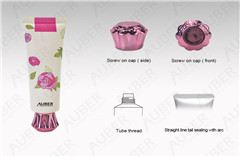 Rose Cosmetic Tube Packaging