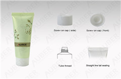 Green Tea Cosmetic Packaging Tubes