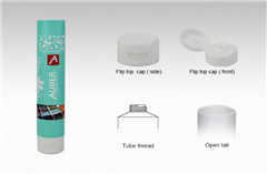 Big Area Printed White Lotion Tube