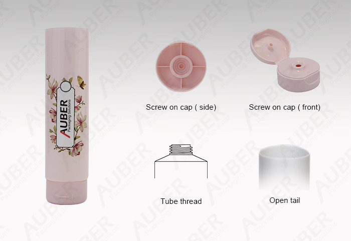 Pink Laminated Plastic Tubes