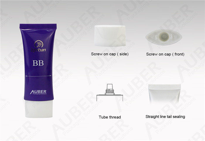 Oval Plastic Cosmetic Packaging