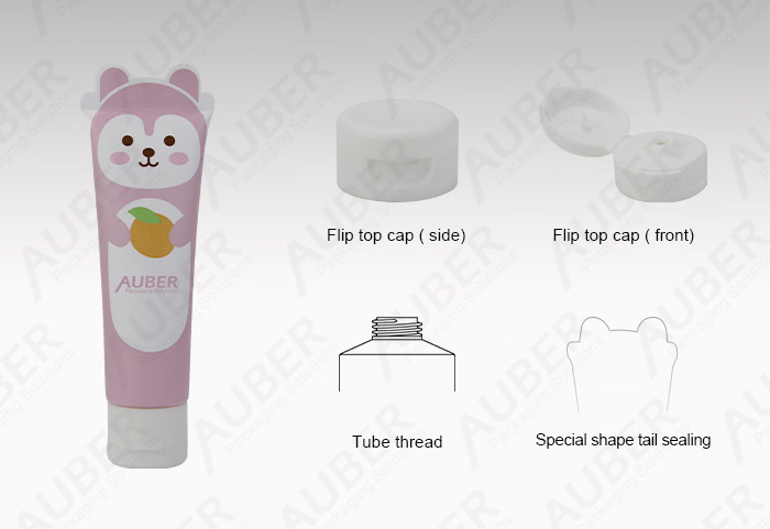 Pink Bear Lotion Squeeze Tube