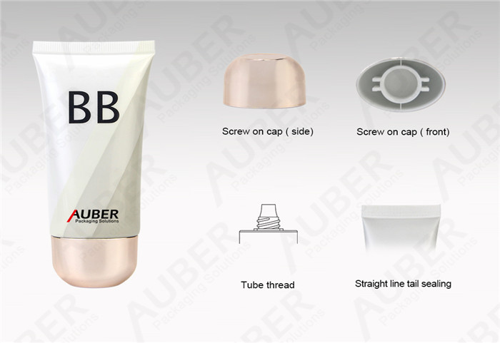 Oval Plastic BB Cream Packaging