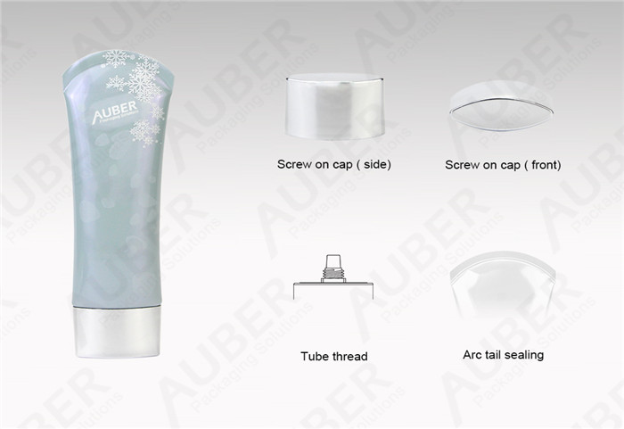 Oval Plastic Customized Cosmetic Packaging