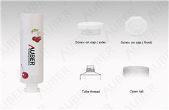 D25mm Cherry Hand Cream Aluminum Plastic Tubes with Screw On Cap