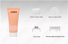 D22mm Orange Elegant Cosmetic Packaging Manufacturering with Screw On Cap