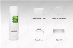 D30mm White Aloe Vera Gel Customized Cosmetic Packaging with Screw On Cap