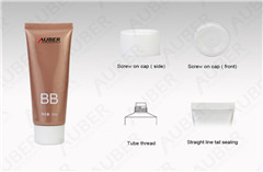 D30mm Smooth BB Cream Packaging Tubes with Screw On Cap