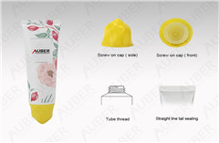 D40mm Facial Cleanser Cosmetic Packaging Wholesale with Ice Cream Screw On Cap