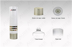 Auber D40mm High End Packaging Tubes for After Shave Cream with Metalized Screw Cap