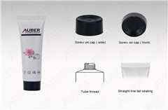 Auber D25mm Wholesale Lotion Squeeze Tubes With Black Screw on Cap