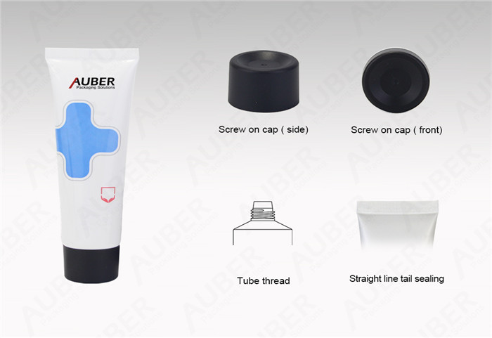 Auber D35mm Hand Sanitizer Squeeze Tubes With Black Screw on Cap