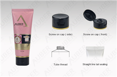 Auber D35mm Pink High Glossy Pigment Packaging Tubes with Flip Top Cap