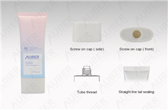 Auber D40mm Super Oval Wholesale Lotion Squeeze Tubes with Screw on Cap